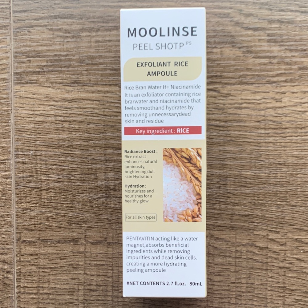 Exfoliant Rice Ampoule - White
